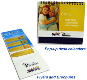 Small Calenders and Flyers